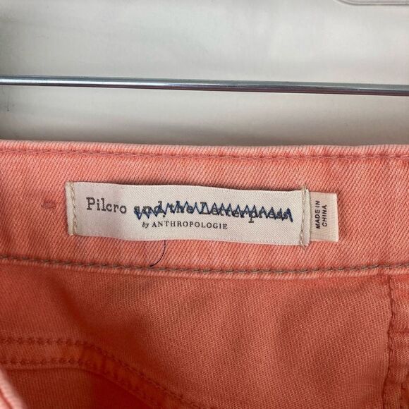 ANTHROPOLOGIE Pilcro High-Rise Skinny Jeans | ankle length pants | apricot | siz - Picture 7 of 10